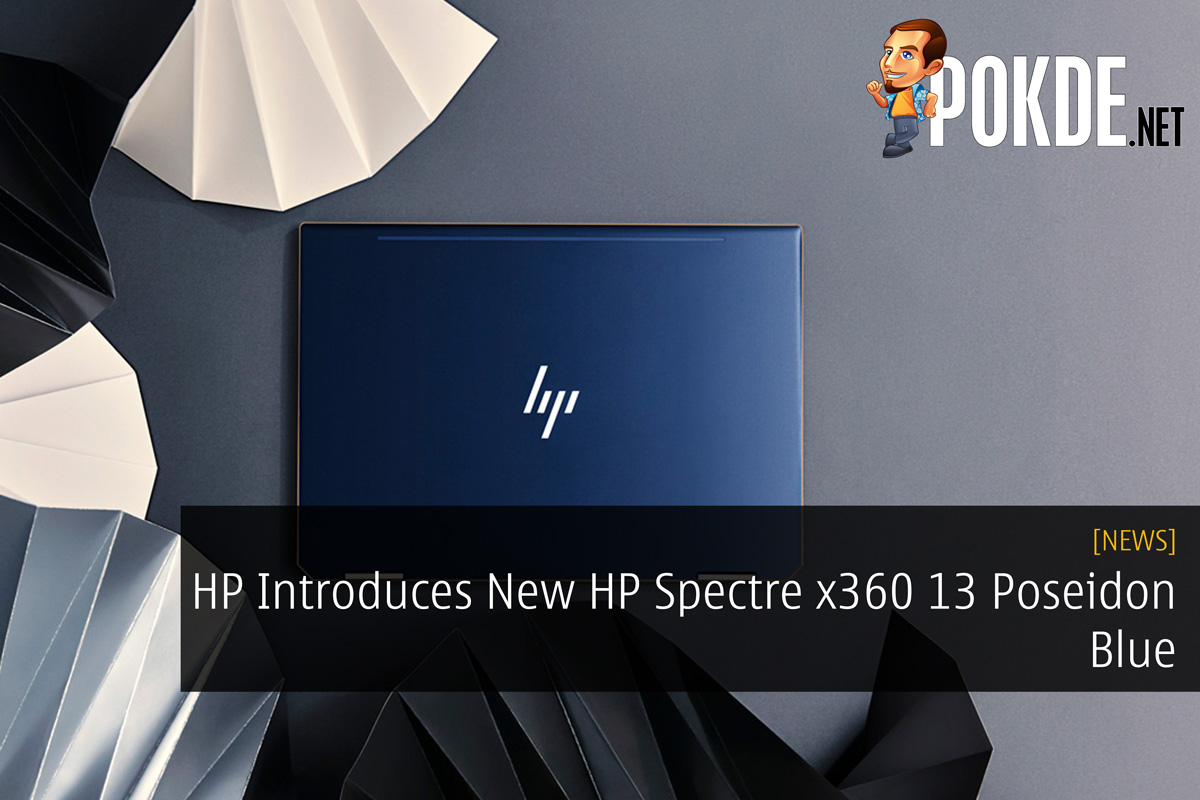 HP Introduces New HP Spectre x360 13 Poseidon Blue 32