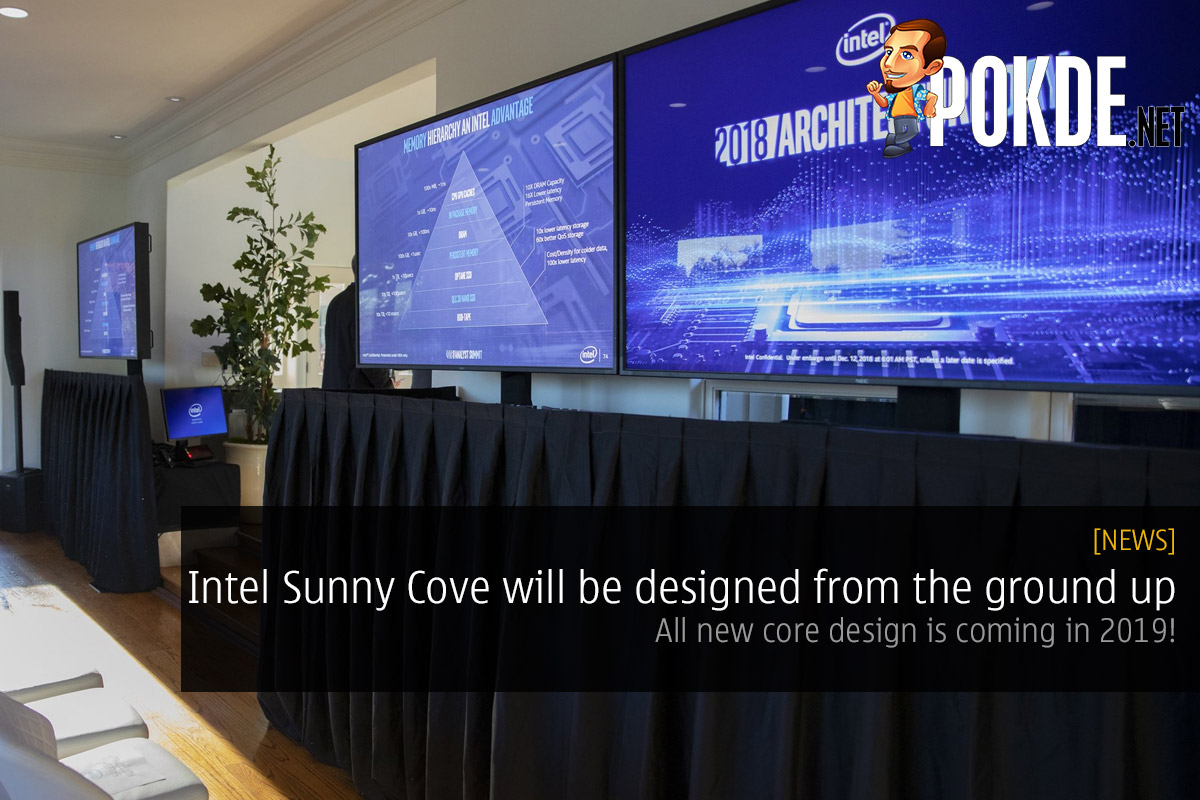 Intel Sunny Cove will be designed from the ground up — all new core design is coming in 2019! 27