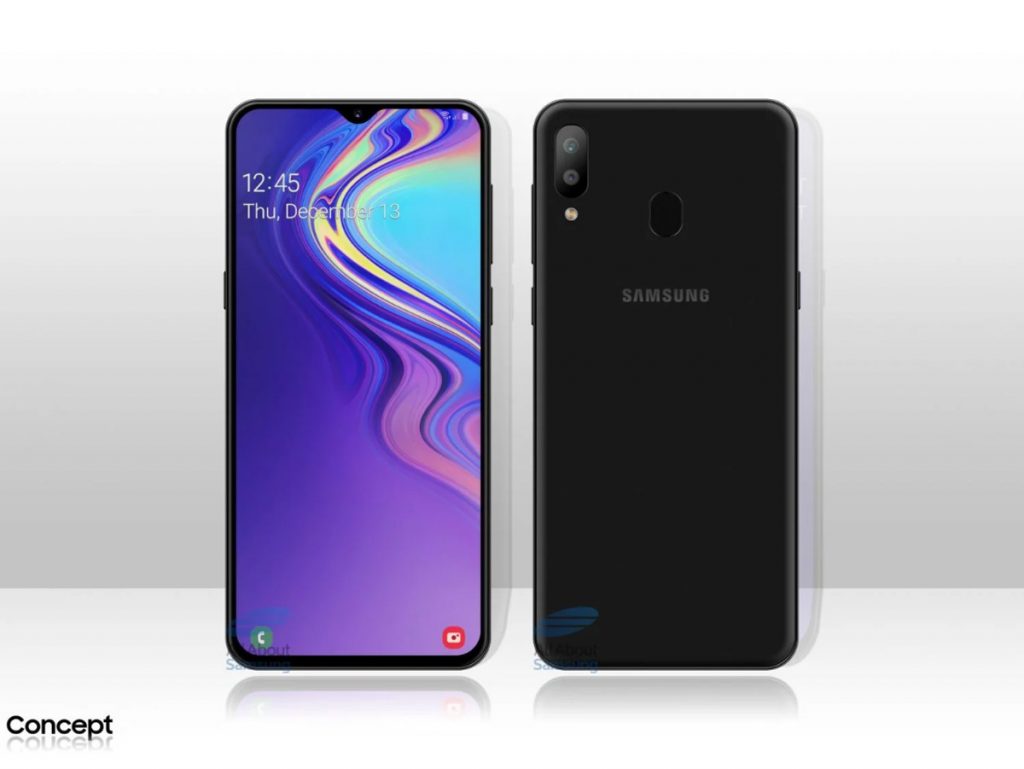 Leaked Render Of The Samsung Galaxy M20 Shows Off A Typical Notch 33