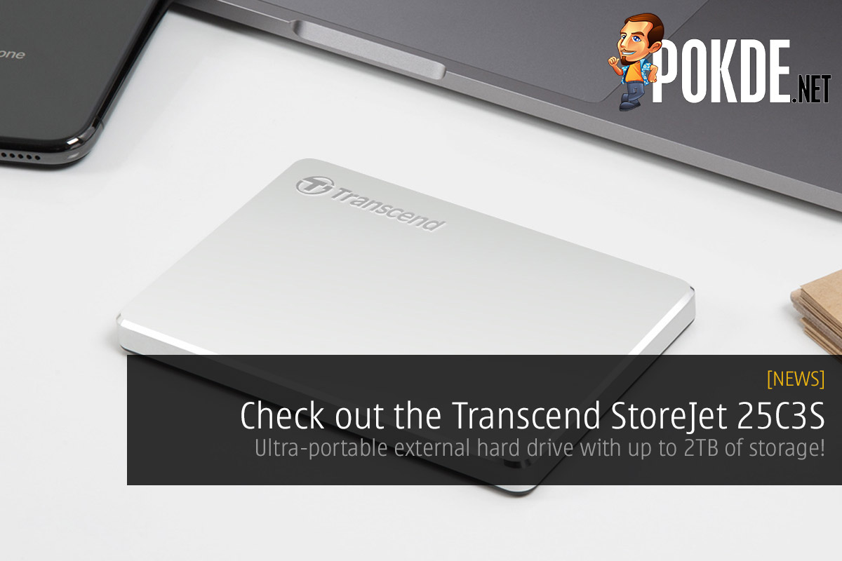 Check out the Transcend StoreJet 25C3S — ultra-portable external hard drive with up to 2TB of storage! 30