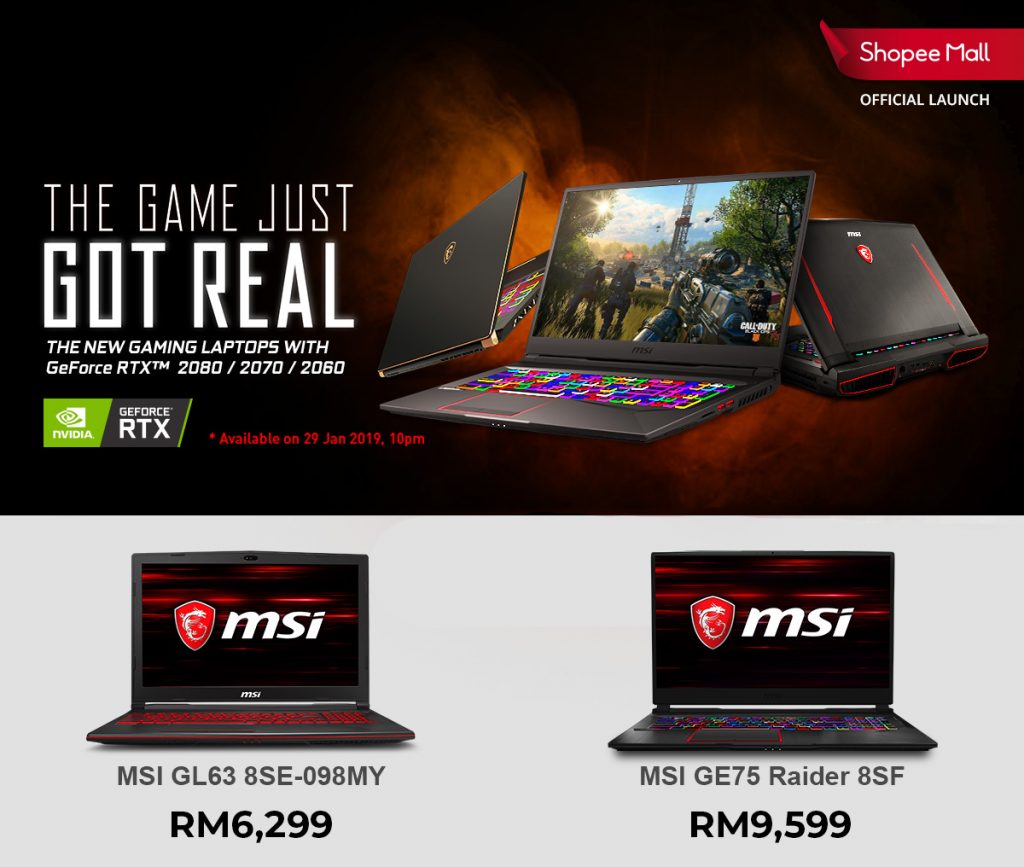 MSI RTX20-series Available On Shopee — Get Up To 20000 Coins Worth Of Shopee Rebates 33