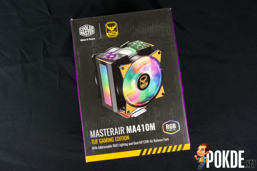 MasterAir MA410M TUF Gaming Edition by Cooler Master review — pretty TUF air cooler! 30