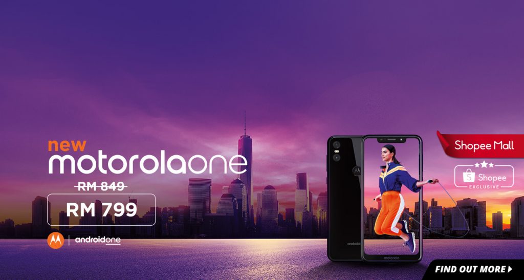 Motorola One Exclusively Available On Shopee At RM799 30
