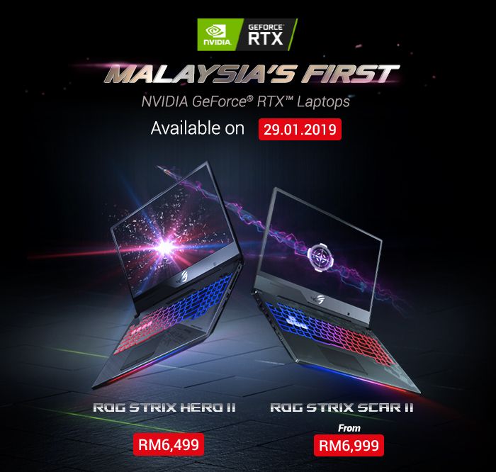 First Wave of RTX Laptops by ASUS ROG Coming Soon to Malaysia