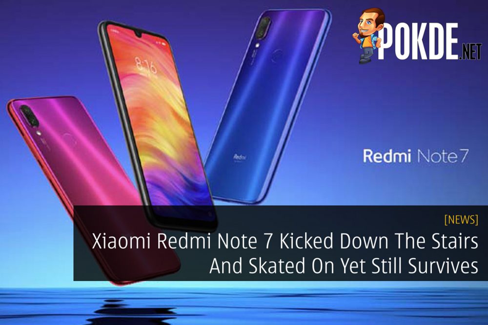 Xiaomi Redmi Note 7 Kicked Down The Stairs And Skated On Yet Still Survives 27