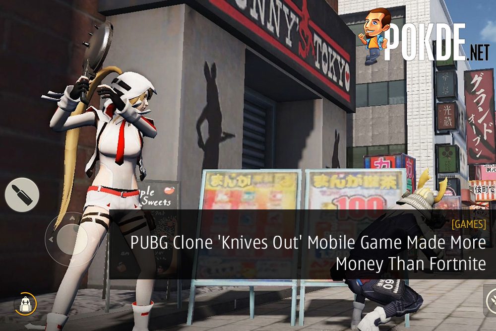 PUBG Clone 'Knives Out' Mobile Game Made More Money Than Fortnite