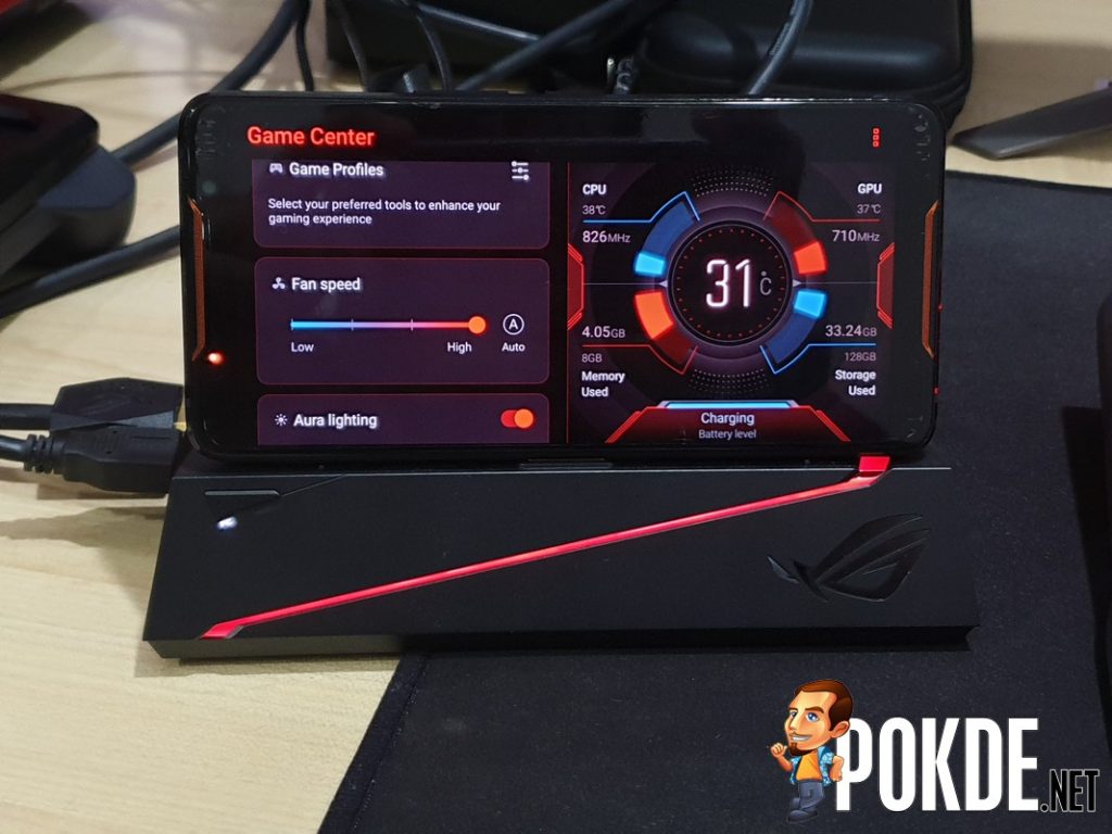 rog 3 mobile desktop dock