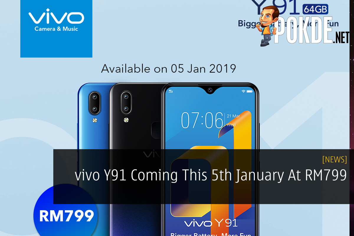 vivo Y91 Coming This 5th January At RM799 36