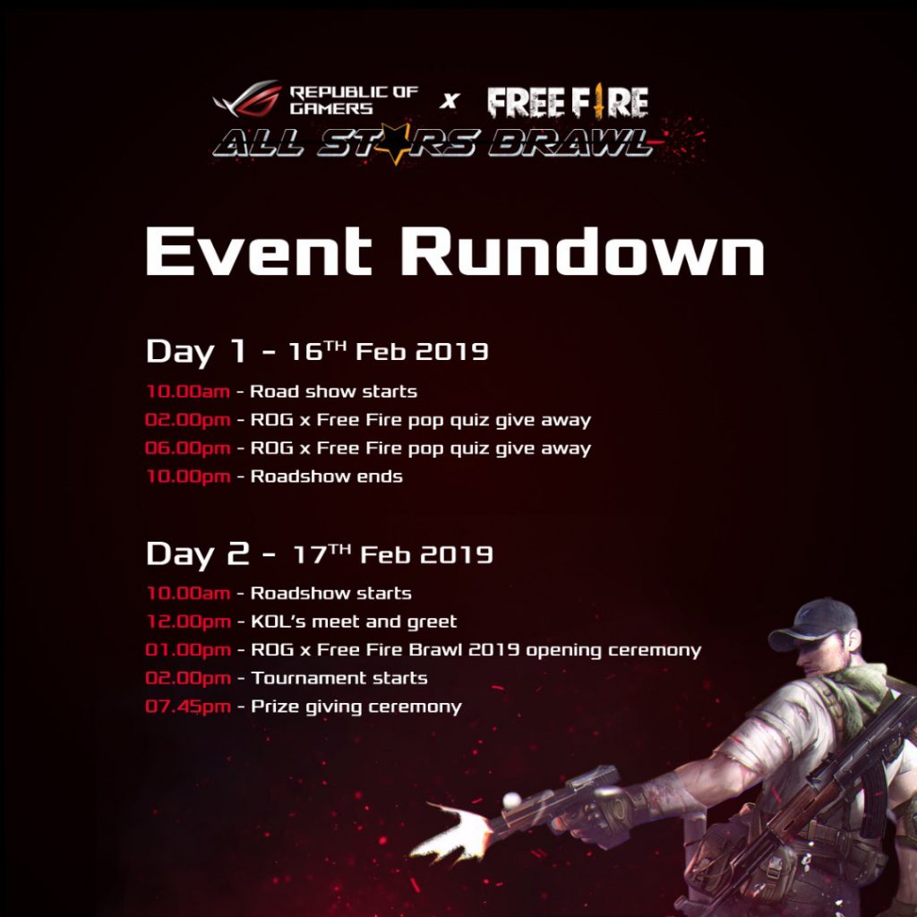 ROG x Free Fire All Stars Brawl Happening Tomorrow 23