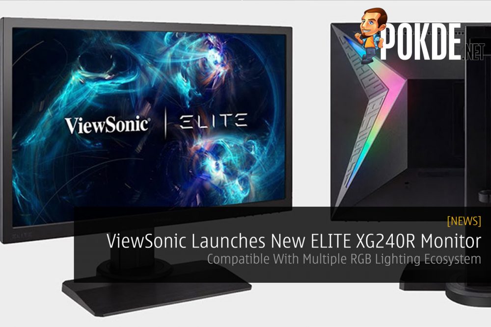 ViewSonic Launches New ELITE XG240R Monitor — Compatible With Multiple RGB Lighting Ecosystem 22