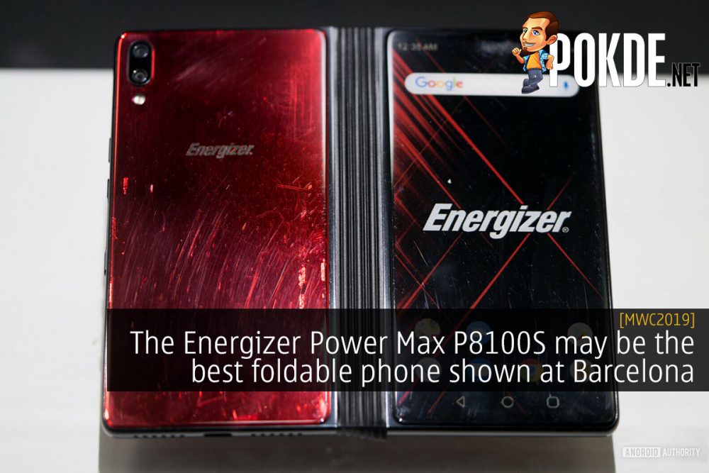 [MWC2019] The Energizer Power Max P8100S may be the best foldable phone shown at Barcelona 23