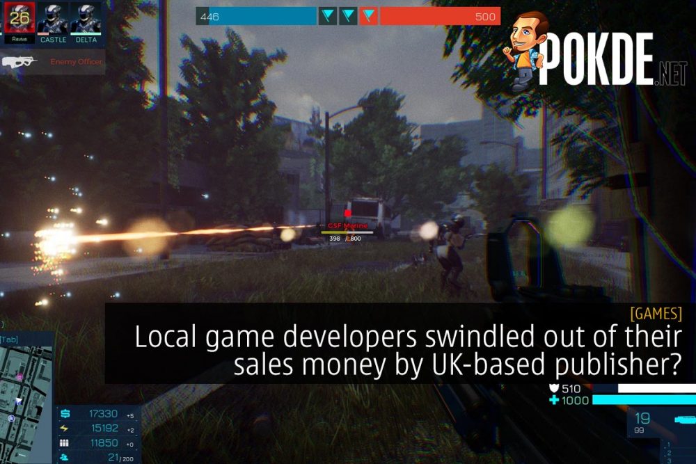 Local game developers swindled out of their sales money by UK-based publisher? 23