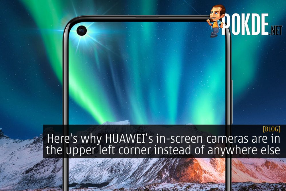 Here's why HUAWEI's in-screen cameras are in the upper left corner instead of anywhere else 31