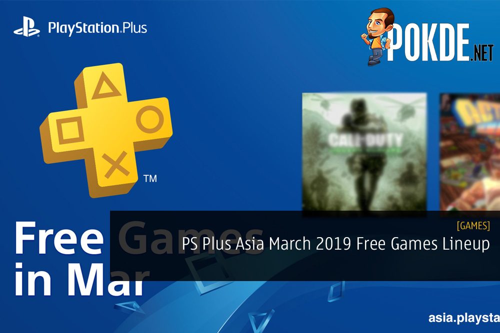 PS Plus Asia March 2019 Free Games Lineup