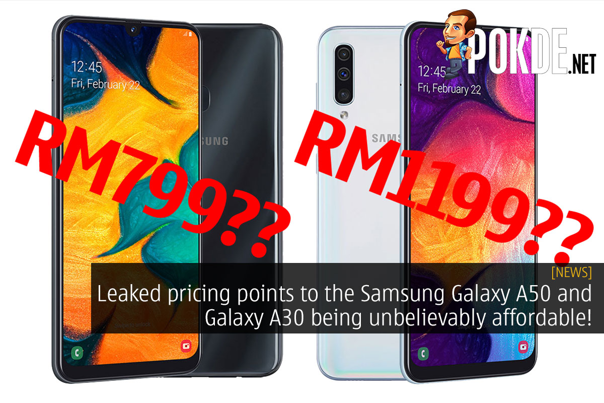 Leaked pricing points to the Samsung Galaxy A50 and Galaxy A30 being unbelievably affordable! 8