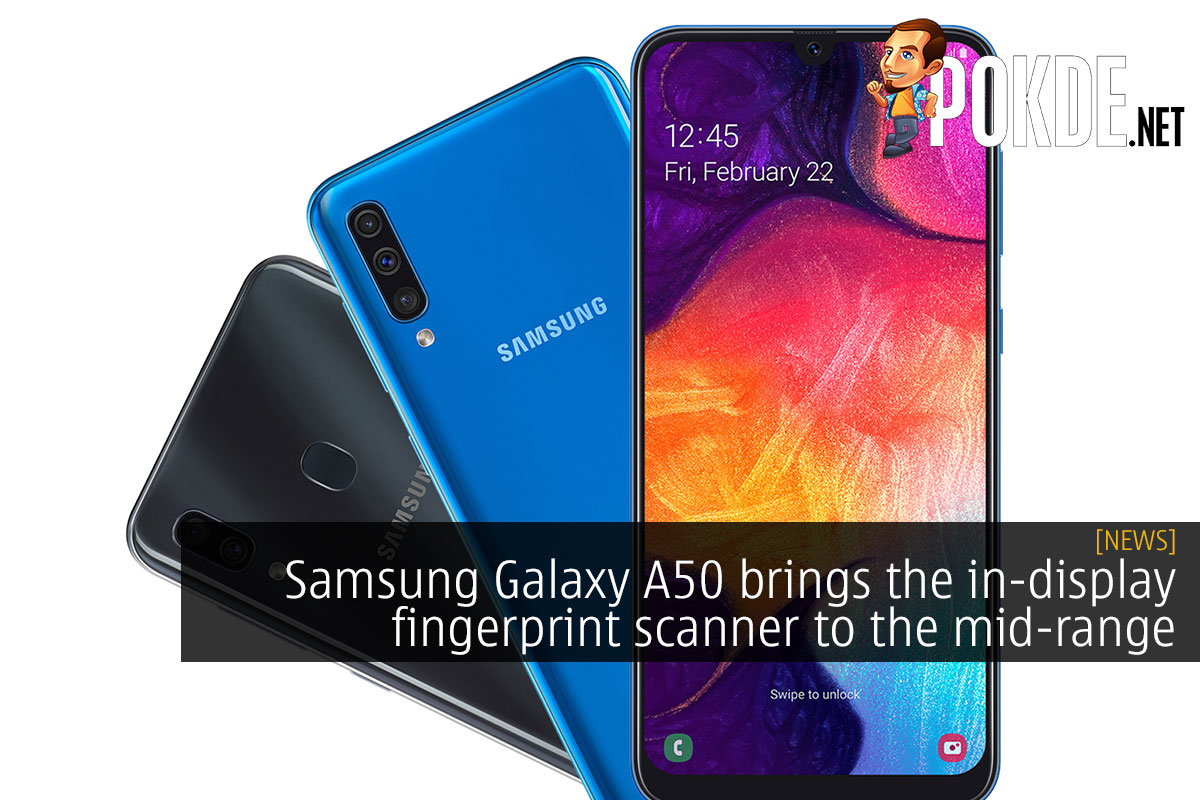 Samsung Galaxy A50 brings the in-display fingerprint scanner to the mid-range 10