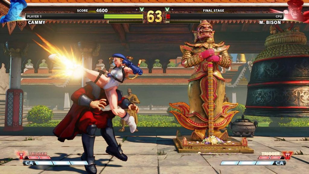 choose a controller in street fighter 5 pc dual shock 4