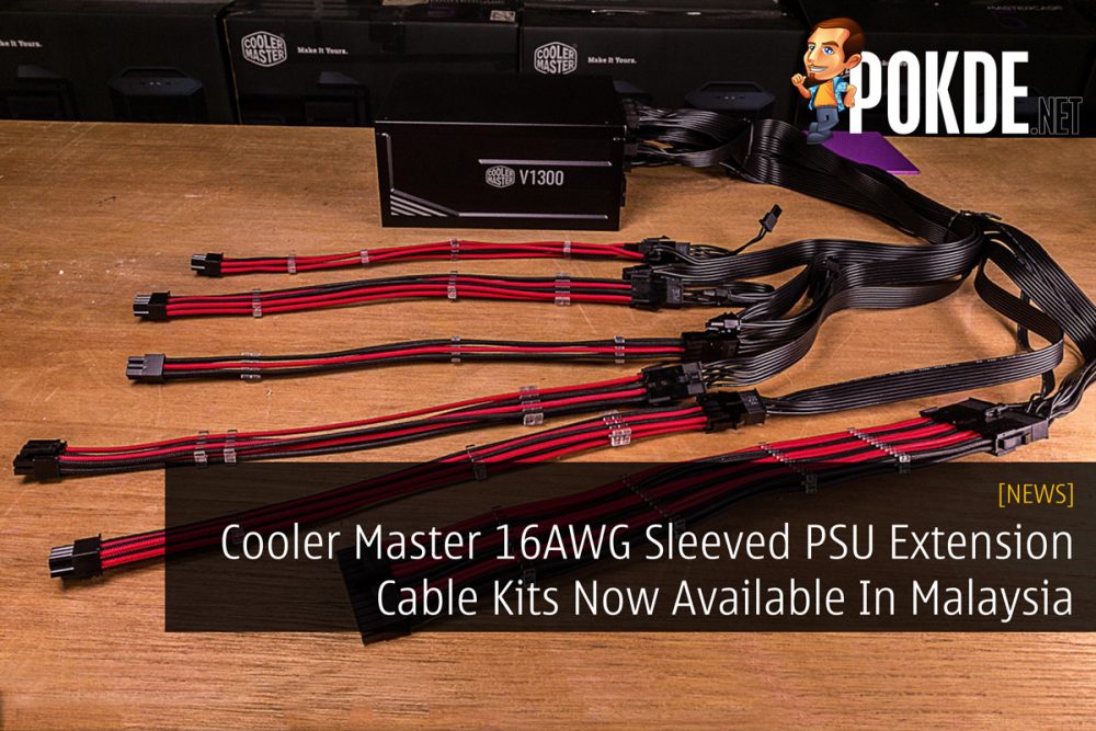 Cooler Master 16AWG Sleeved PSU Extension Cable Kits Now Available In Malaysia 31