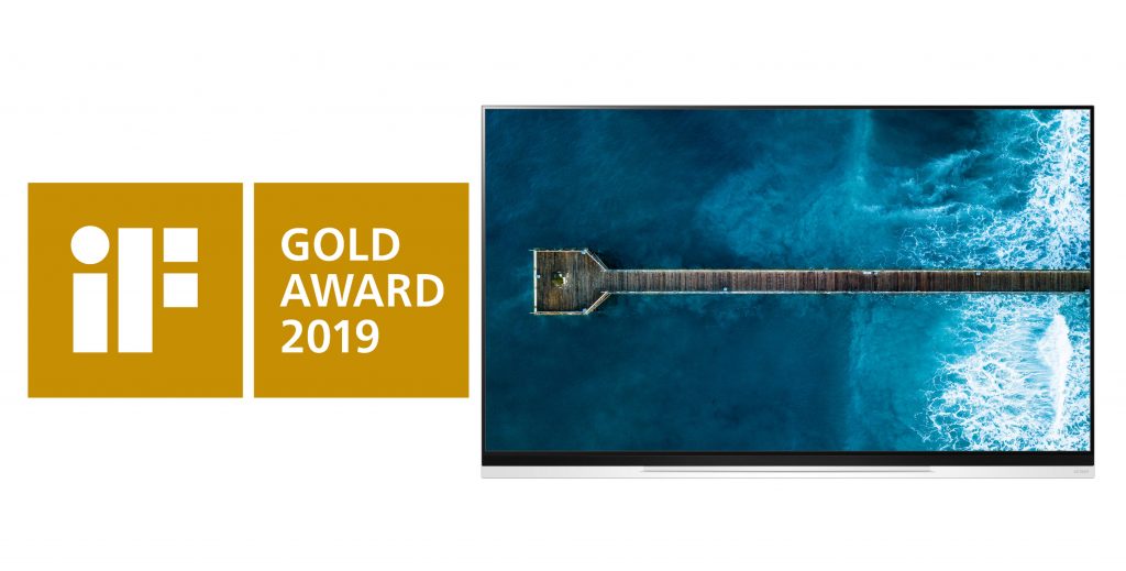 LG E9 OLED TV Wins iF Gold Award for Design Excellence