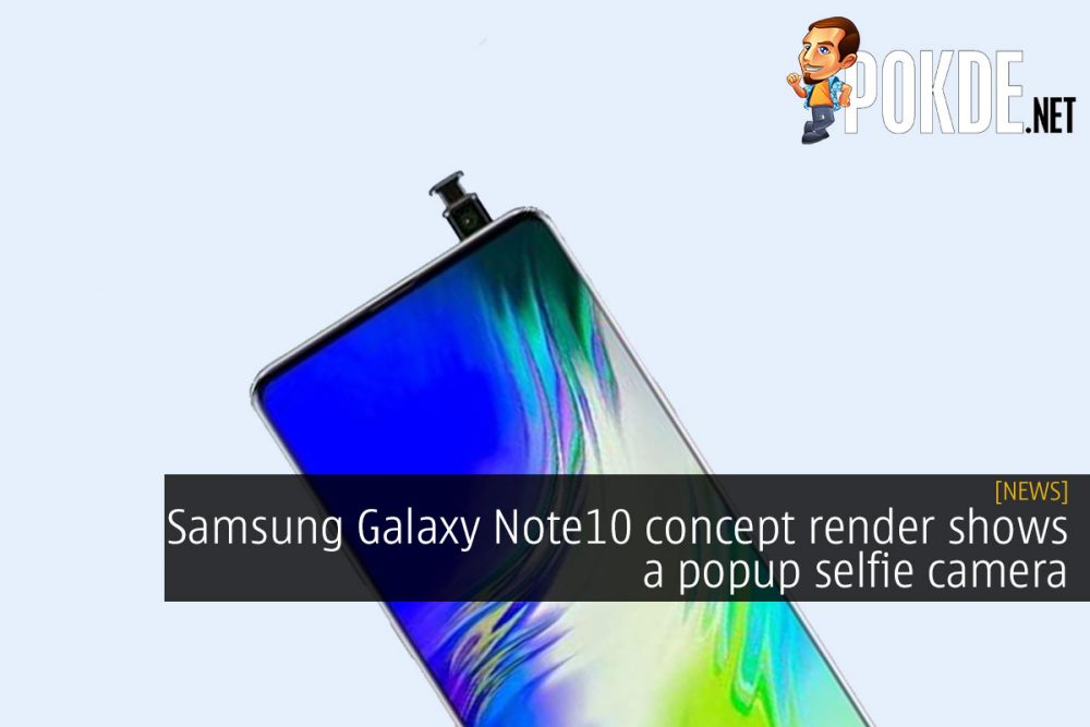 Samsung Galaxy Note10 concept render shows a popup selfie camera — but not like you have ever seen before 20