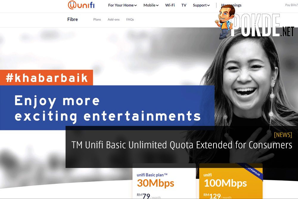 TM Unifi Basic Unlimited Quota Extended for Consumers