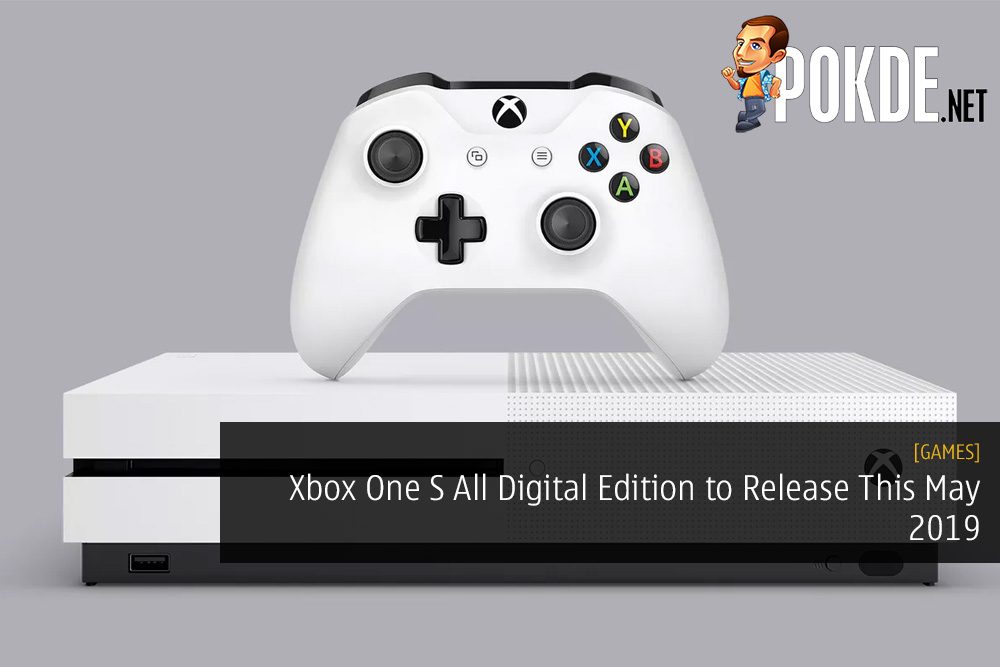 Xbox One S All Digital Edition to Release This May 2019