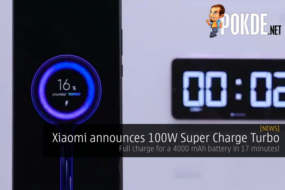 Xiaomi announces 100W Super Charge Turbo — full charge for a 4000 mAh battery in 17 minutes! 20