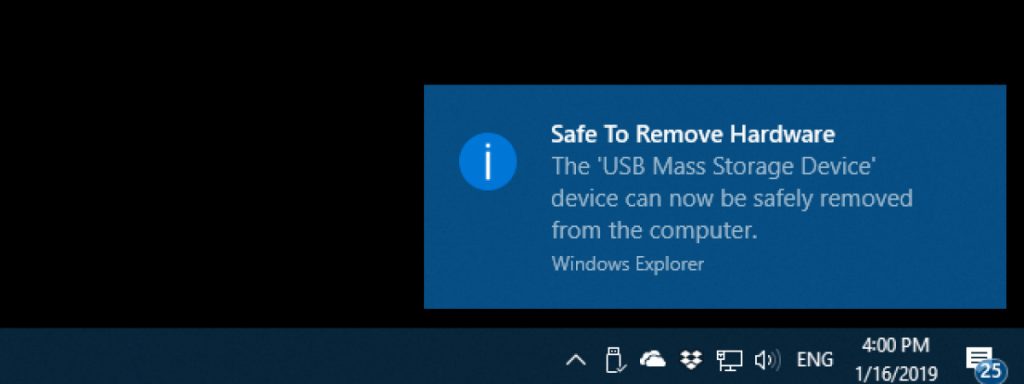 Microsoft Confirms That There Is No Need to Safely Remove USB Drives Anymore