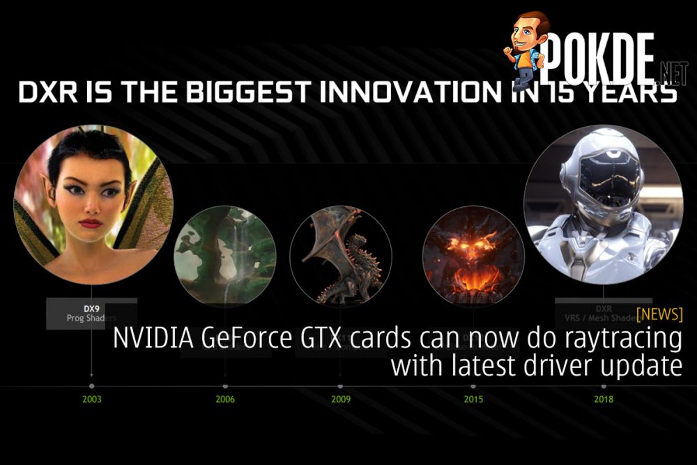 NVIDIA GeForce GTX cards can now do raytracing with latest driver update 31