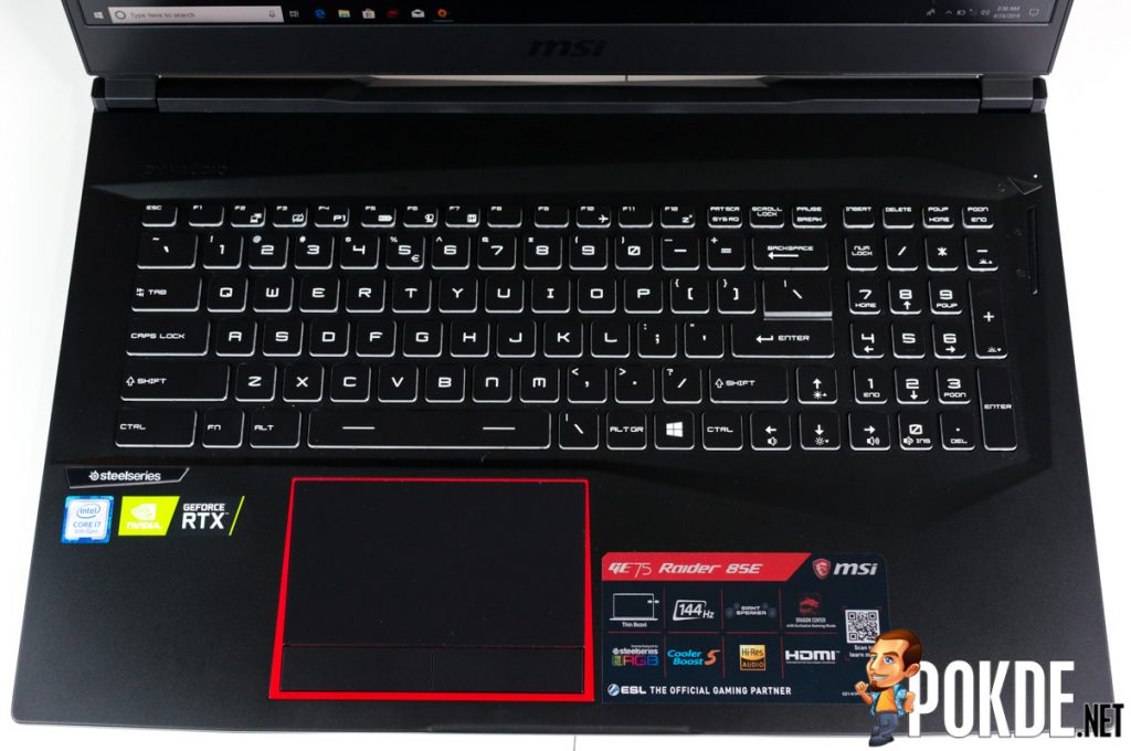 MSI GE75 Raider 8SE Review — semi-portable desktop replacement? 33