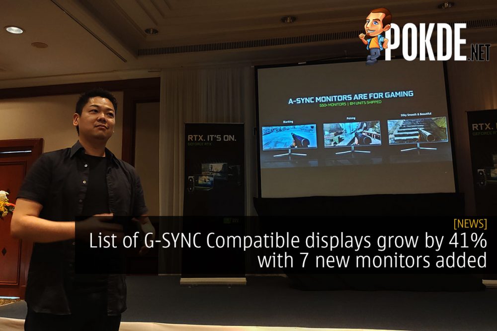 List of G-SYNC Compatible displays grow by 41% with 7 new monitors added 23