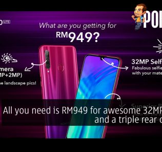 All you need is RM949 for this awesome 32MP selfies and a triple rear camera! 32