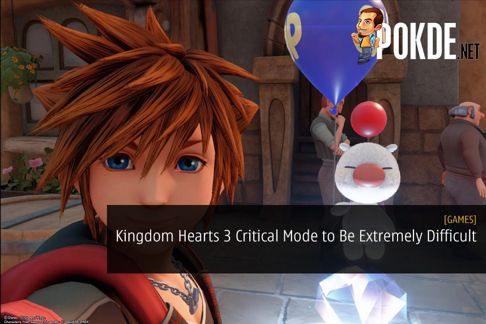 Kingdom Hearts 3 Critical Mode to Be Extremely Difficult