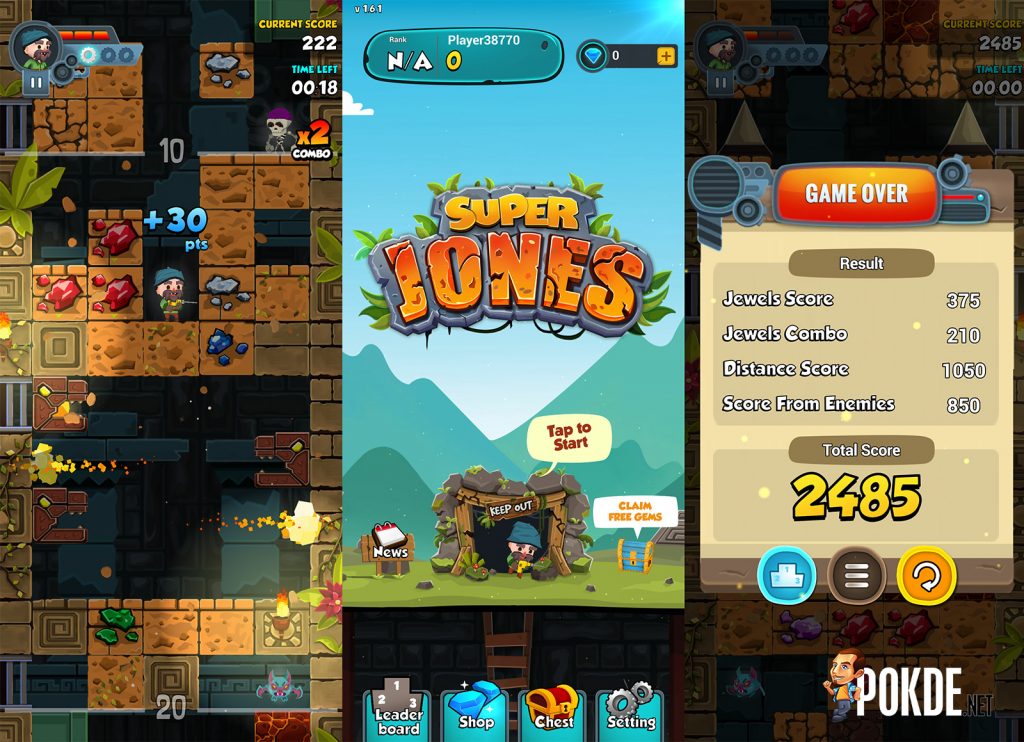 Super Jones Mobile Game Review - Good Throwback to a Classic Arcade Game