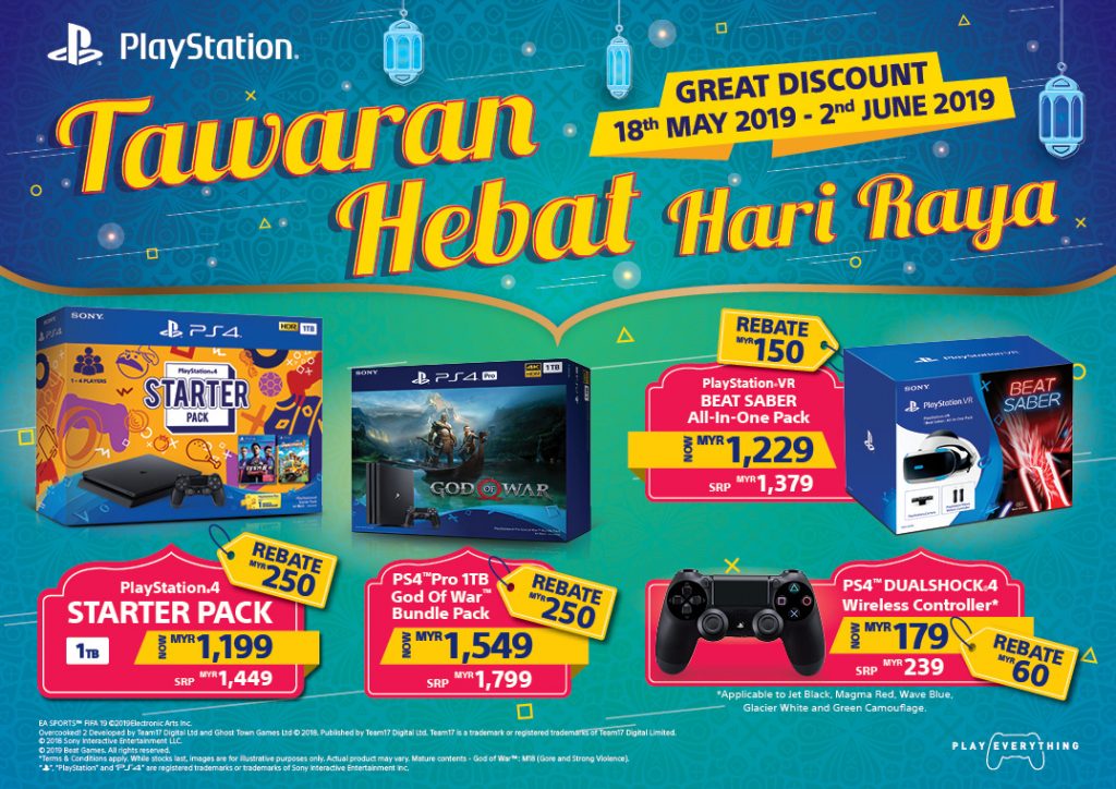 New Playstation 4 Hari Raya Deals For Malaysia Revealed Rebates Of Up To Rm250 Pokde Net