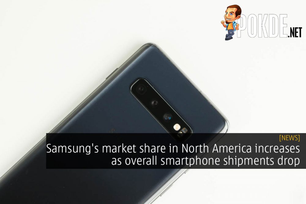 Samsung's market share in North America increases as overall smartphone shipments drop 23