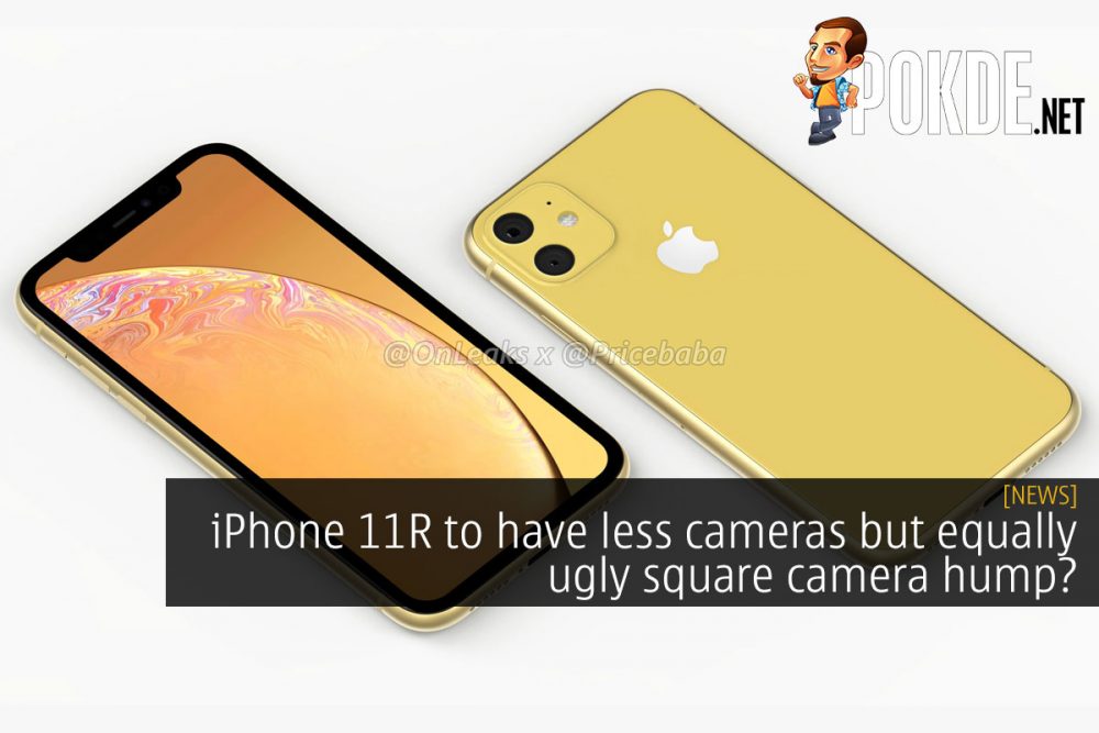 iPhone 11R to have less cameras but equally ugly square camera hump? 26