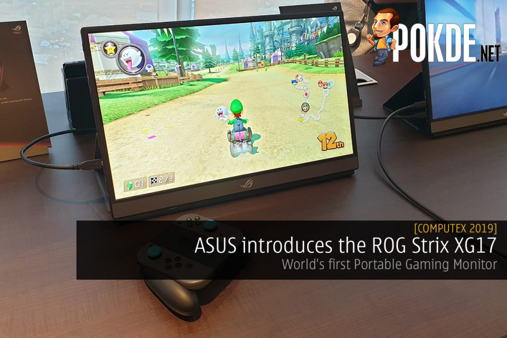 [Computex 2019] ASUS introduces the ROG Strix XG17 - World's first Portable Gaming Monitor 28