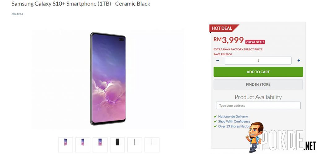 Samsung Galaxy S10+ 1TB is now going for just RM3999 23