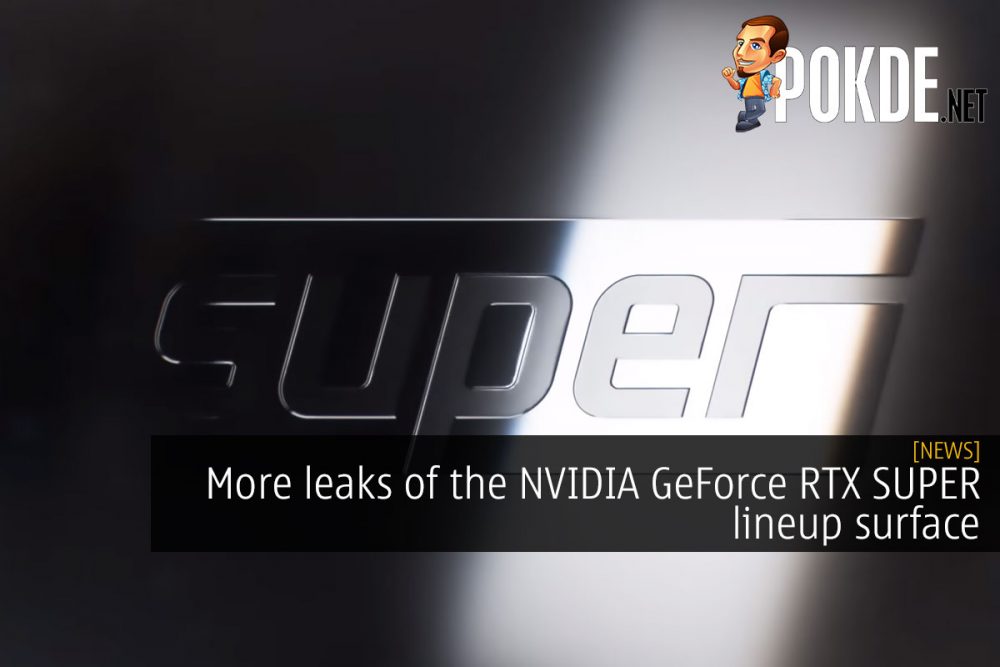 More leaks of the NVIDIA GeForce RTX SUPER lineup surface 31