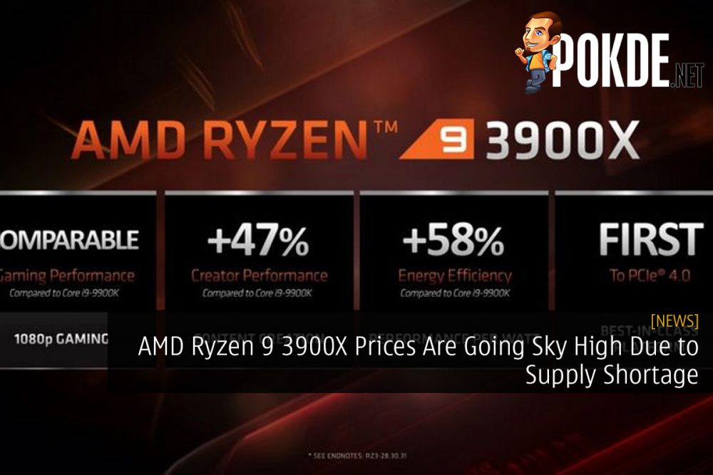 AMD Ryzen 9 3900X Prices Are Going Sky High Due to Supply Shortage