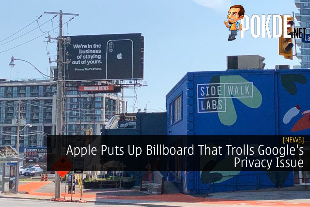 Apple Puts Up Billboard That Trolls Google's Privacy Issue 25