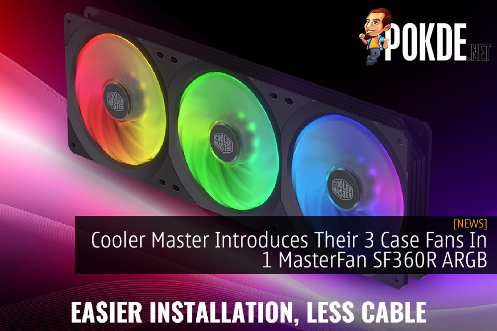 Cooler Master Introduces Their 3 Case Fans In 1 MasterFan SF360R ARGB 30