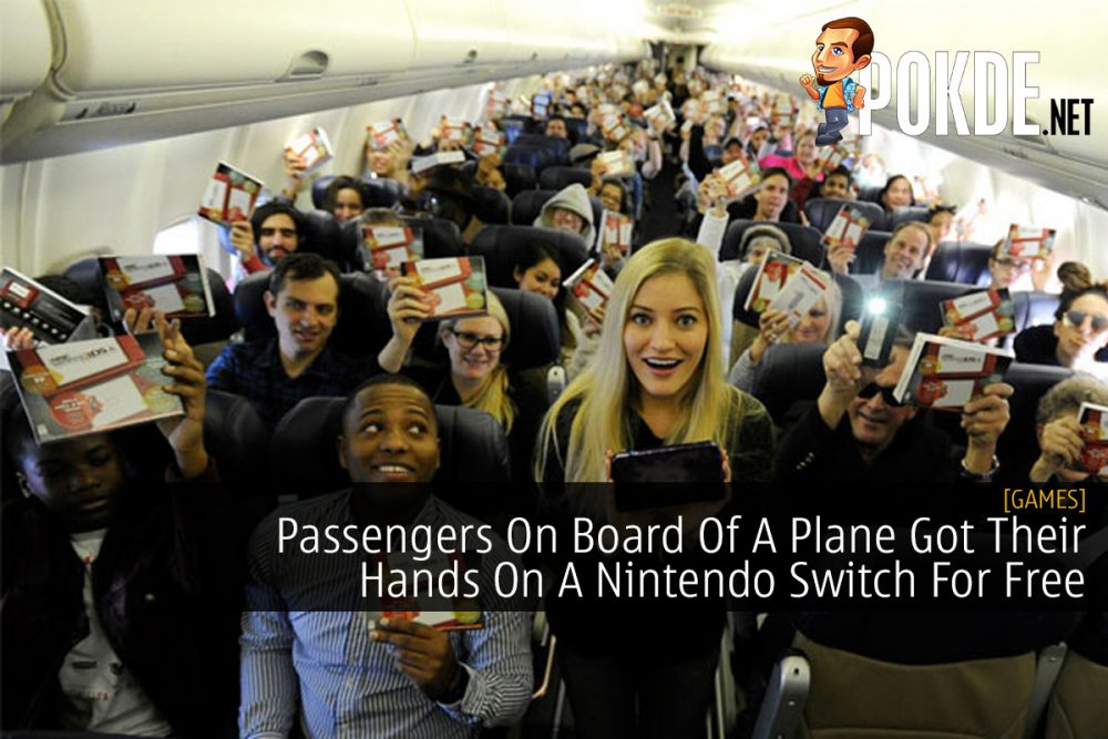 Passengers On Board Of A Plane Got Their Hands On A Nintendo Switch For Free 20