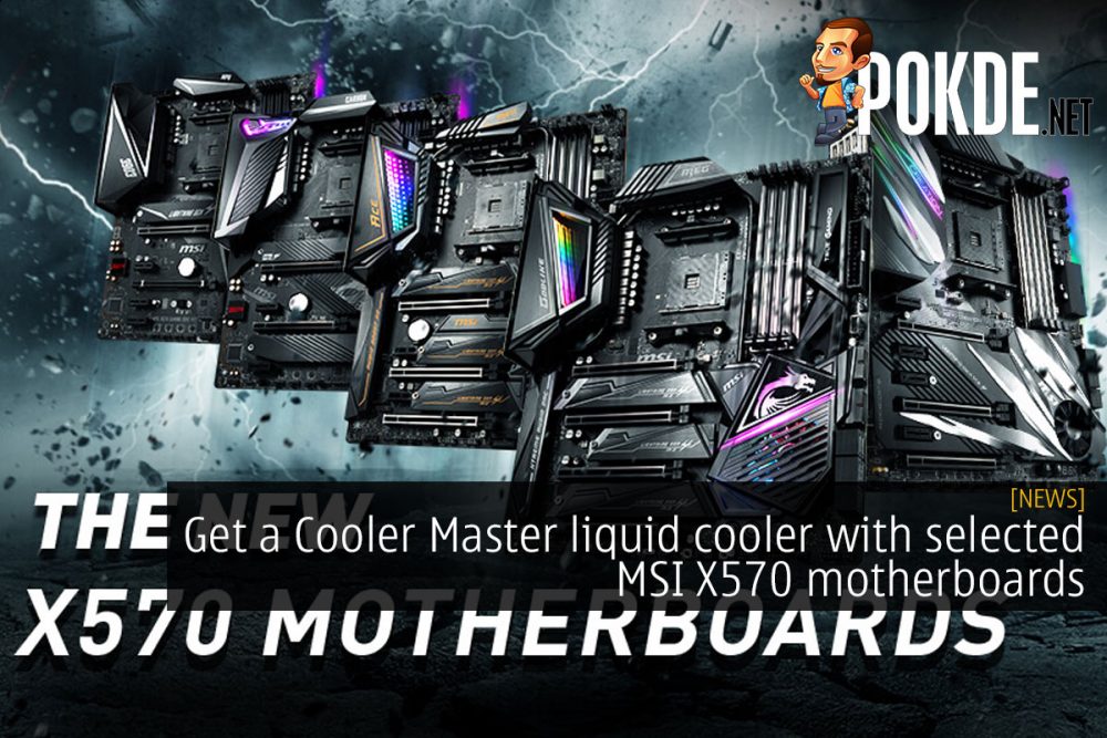 Get a Cooler Master liquid cooler with selected MSI X570 motherboards 29