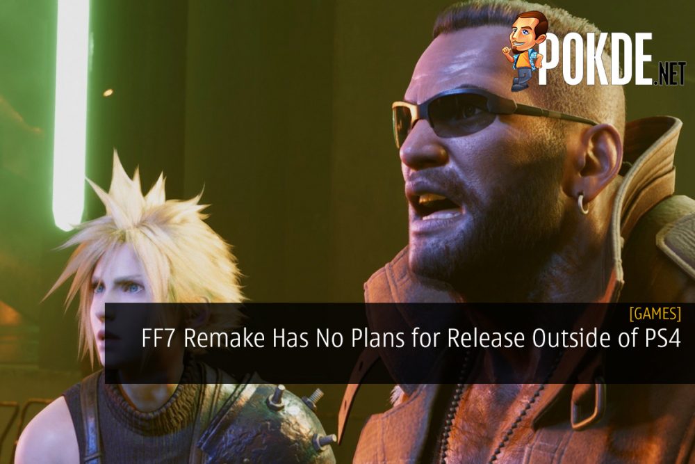 Final Fantasy VII Remake Has No Plans for Release Outside of PS4