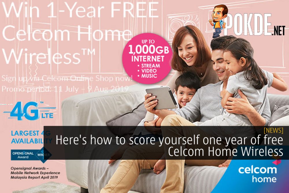 Here's how to score yourself one year of free Celcom Home Wireless 27
