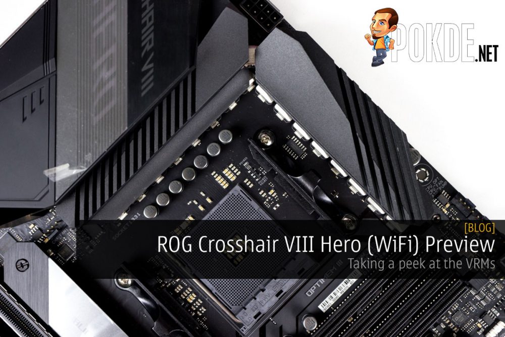 ROG Crosshair VIII Hero (WiFi) Preview — taking a peek at the VRMs 31