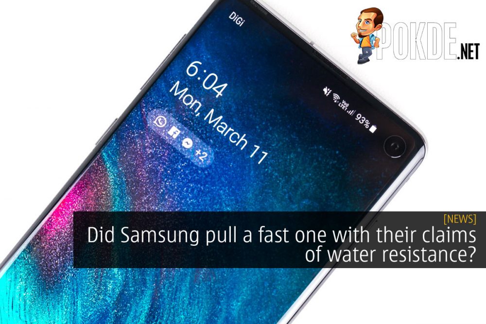 Did Samsung pull a fast one with their claims of water resistance? 20