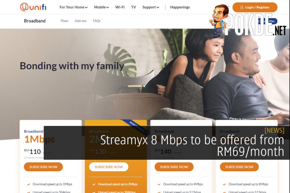 Streamyx 8 Mbps to be offered from RM69/month 25